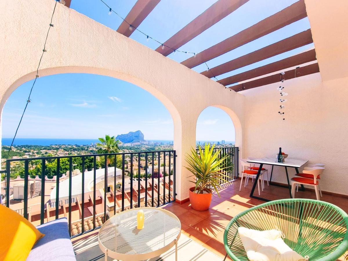 Apartamento The View: Sea, Mountain, Terrace, Swimming Pool Calpe Exterior foto