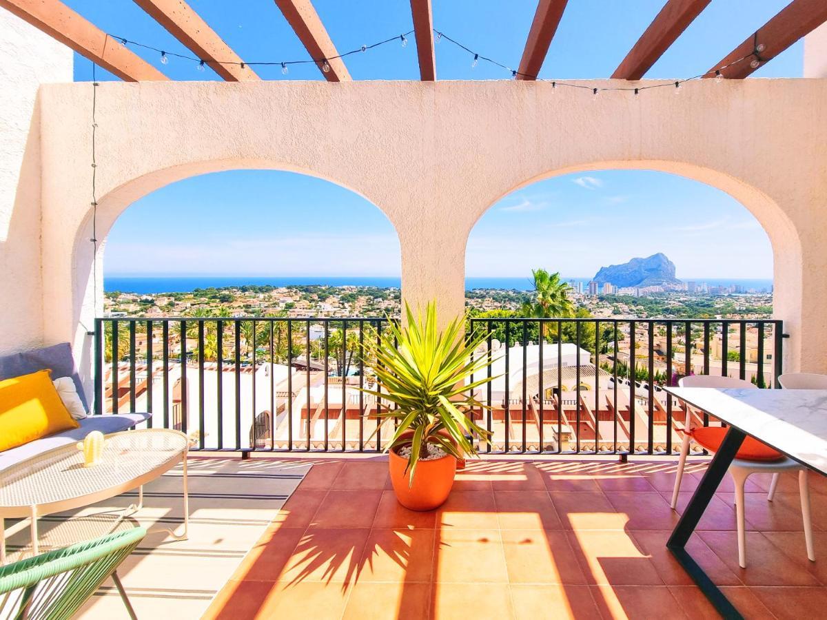 Apartamento The View: Sea, Mountain, Terrace, Swimming Pool Calpe Exterior foto